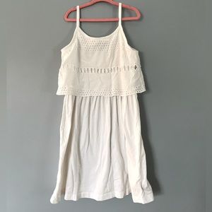 Girls Gap white dress size 8